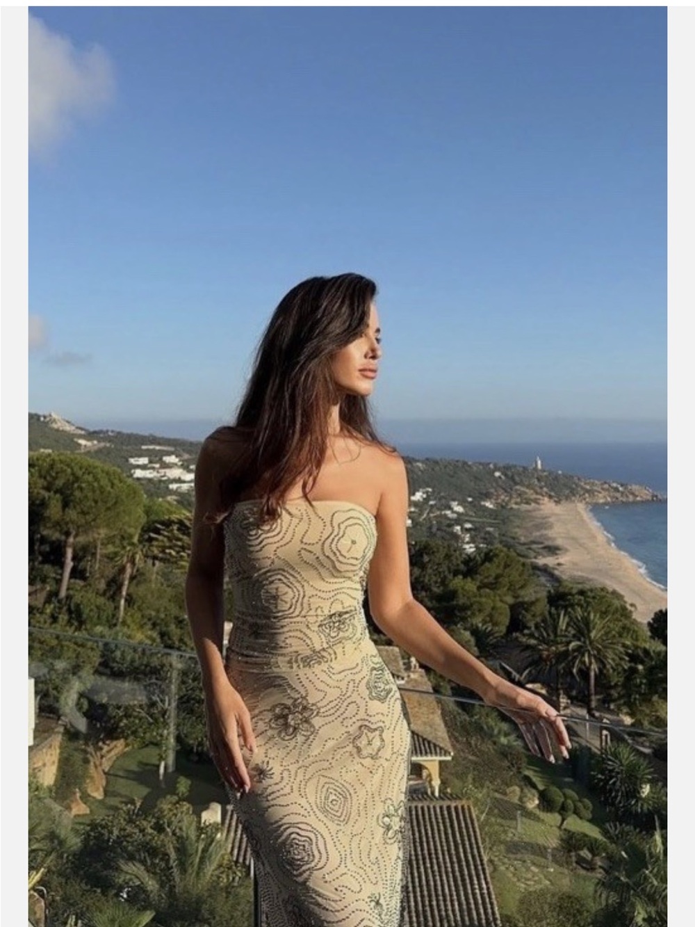 Zara Beaded Top and Skirt Set